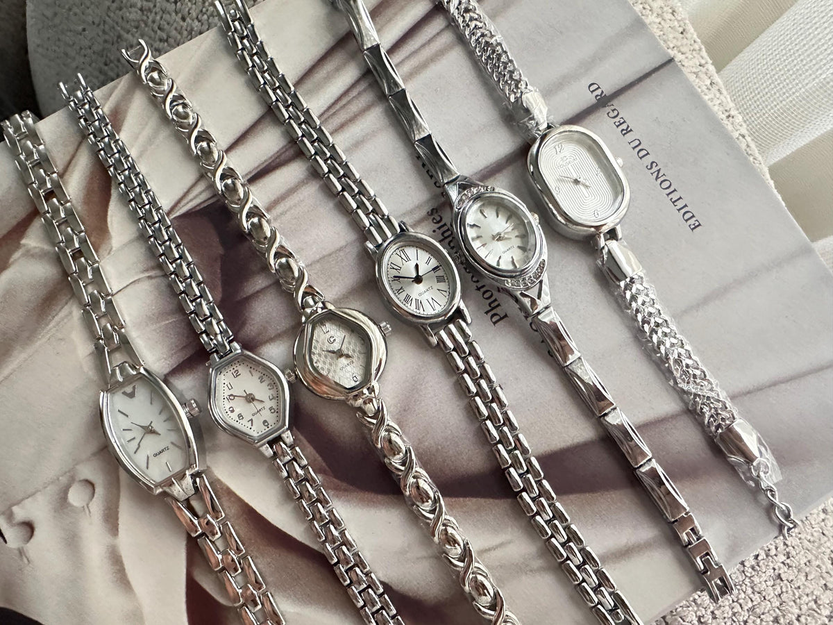Premium silver watch collection