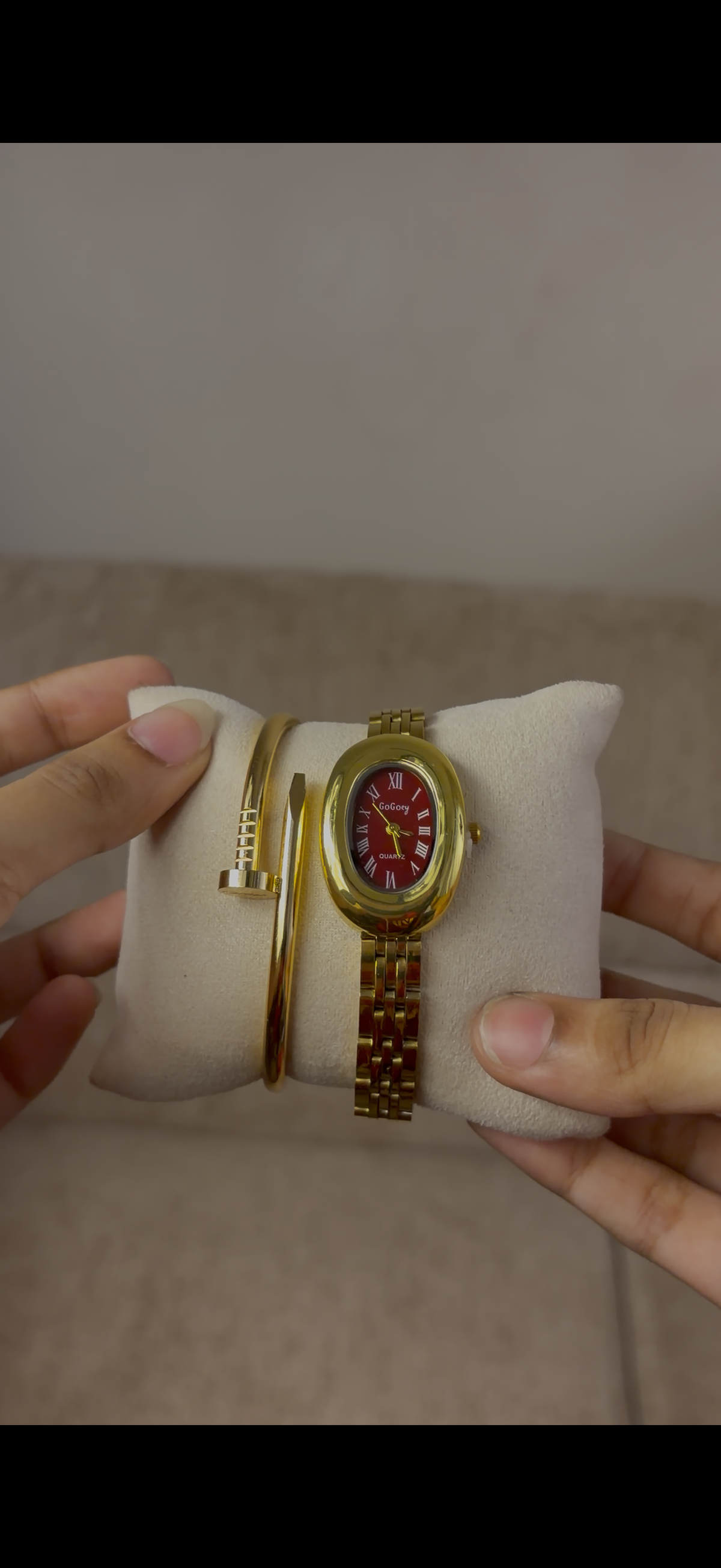 Watch + cartier nail bracelet  free