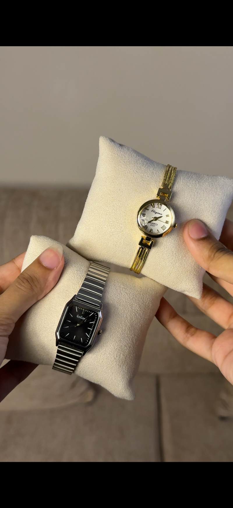 Gogoey Black Dial   + Get 1 Watch (70% Off)