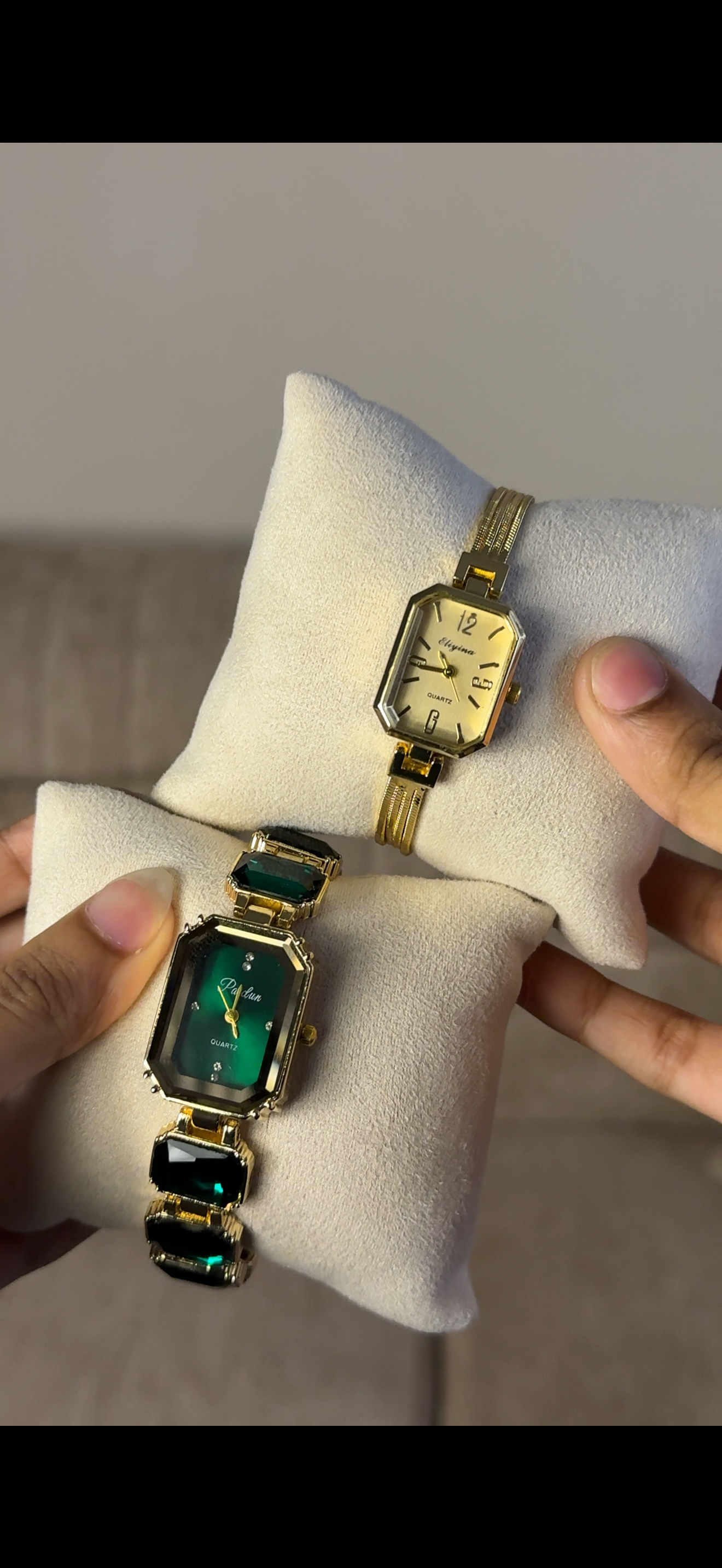 Green Emerald Cut + Get 1 Watch (70% Off)