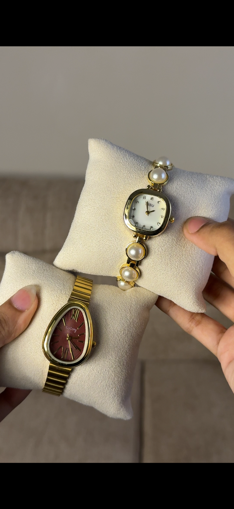 Maroon snakehead + Get 1 Watch (70% Off)