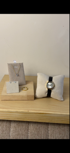 Doukou haxagon belt Watch + Necklace (Free) + Earing (Free) + Mystery Ring (Free)