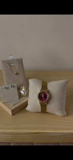 Watch + Necklace (Free) + Earing (Free) + Mystery Ring (Free)