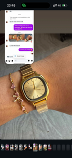 (Gogoey  square combo)  .  Buy 1 Watch ⌚
Get 2 Jewellery FREE 💍🍀
(Ring + Clover Bracelet)