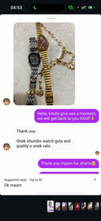 (Doukou watch combo) ..... Buy 1 Watch ⌚
Get 2 Jewellery FREE 💍🍀
(Ring + Clover Bracelet