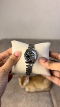 Barsh Silver Black Dial