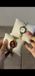 Naidu  red dial + Get 1 cartier belt watch (70% off)