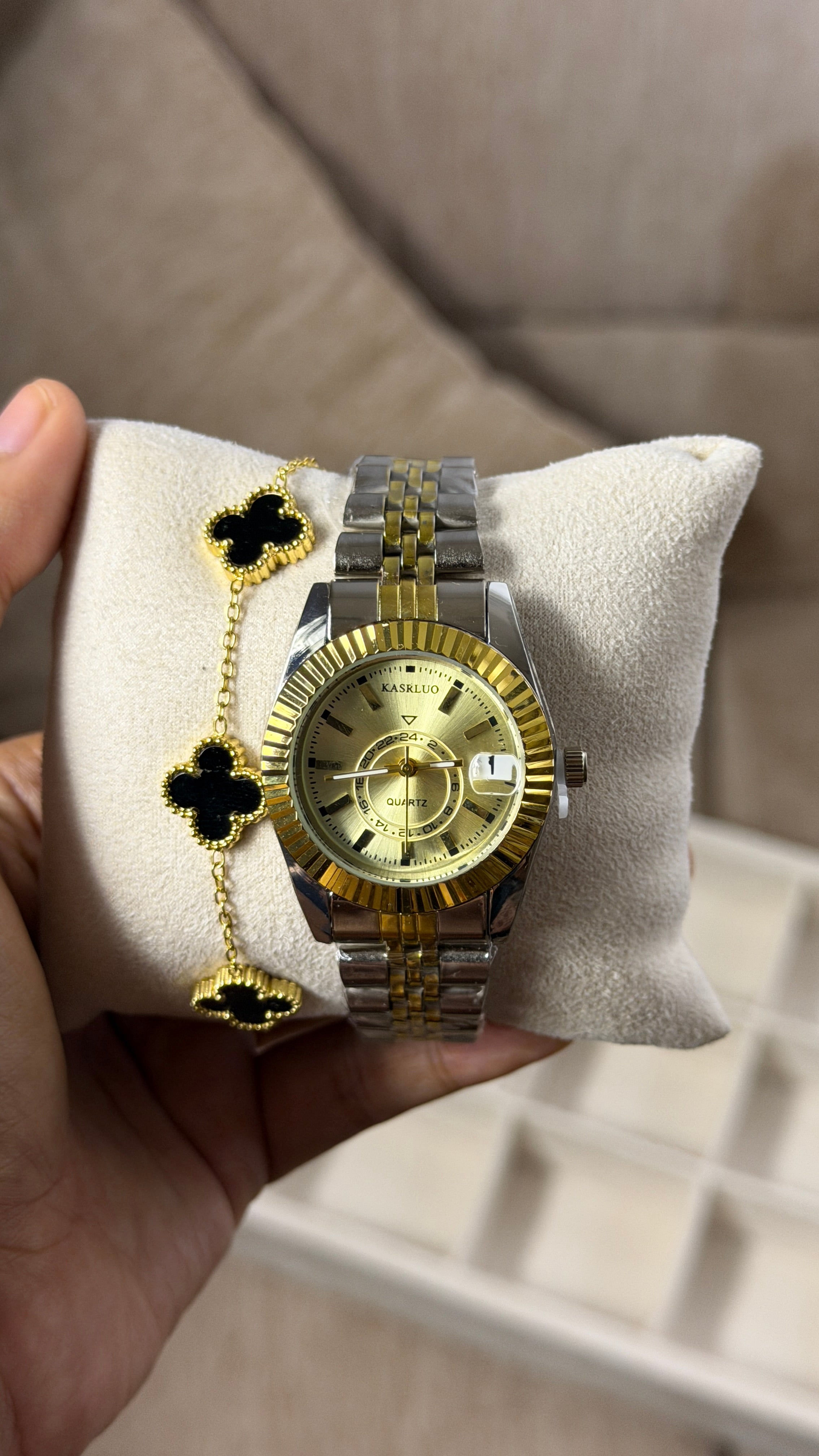 KASRLUO Mix + Clover Bracelet (Free)+ Mystery Ring(Free)