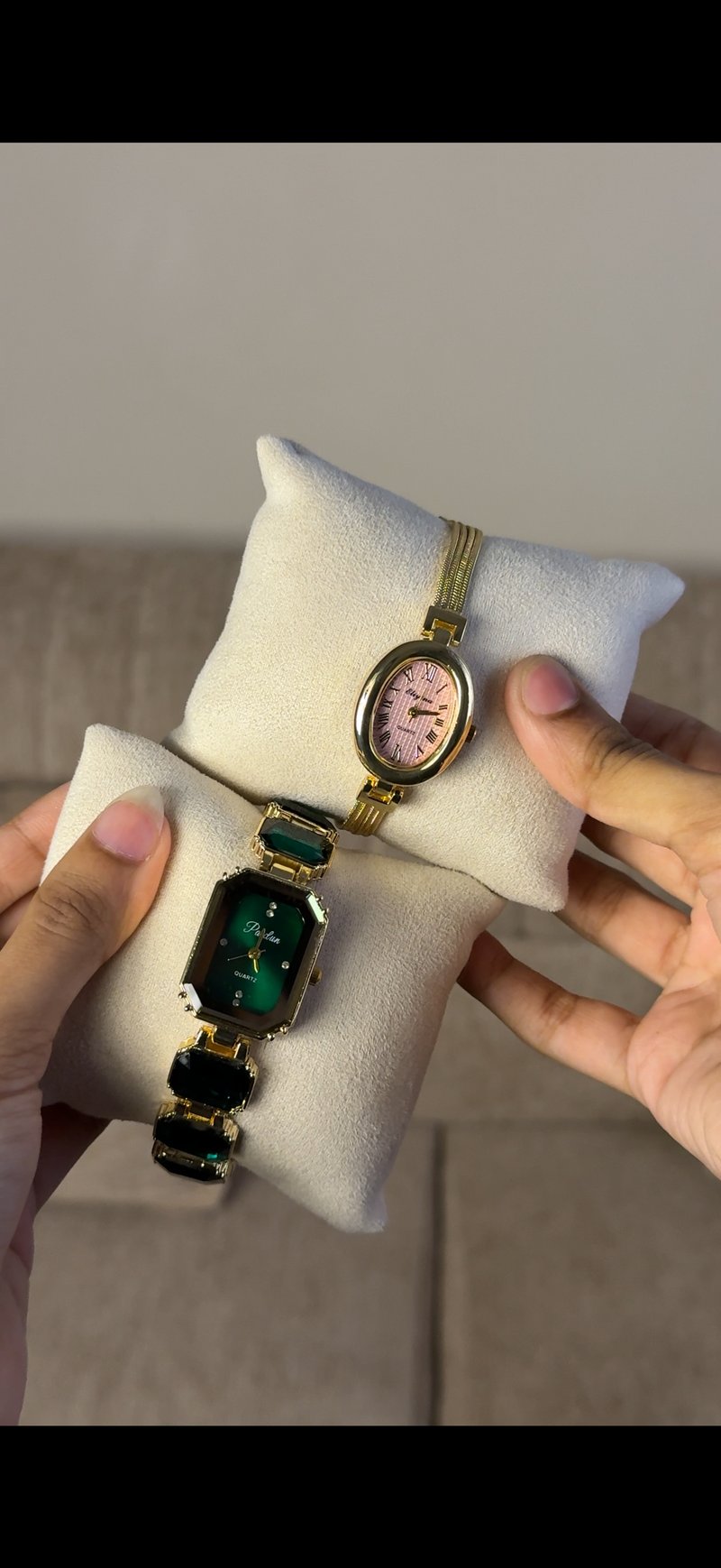 Green Emerald Cut + Get 1 Watch (70% Off)