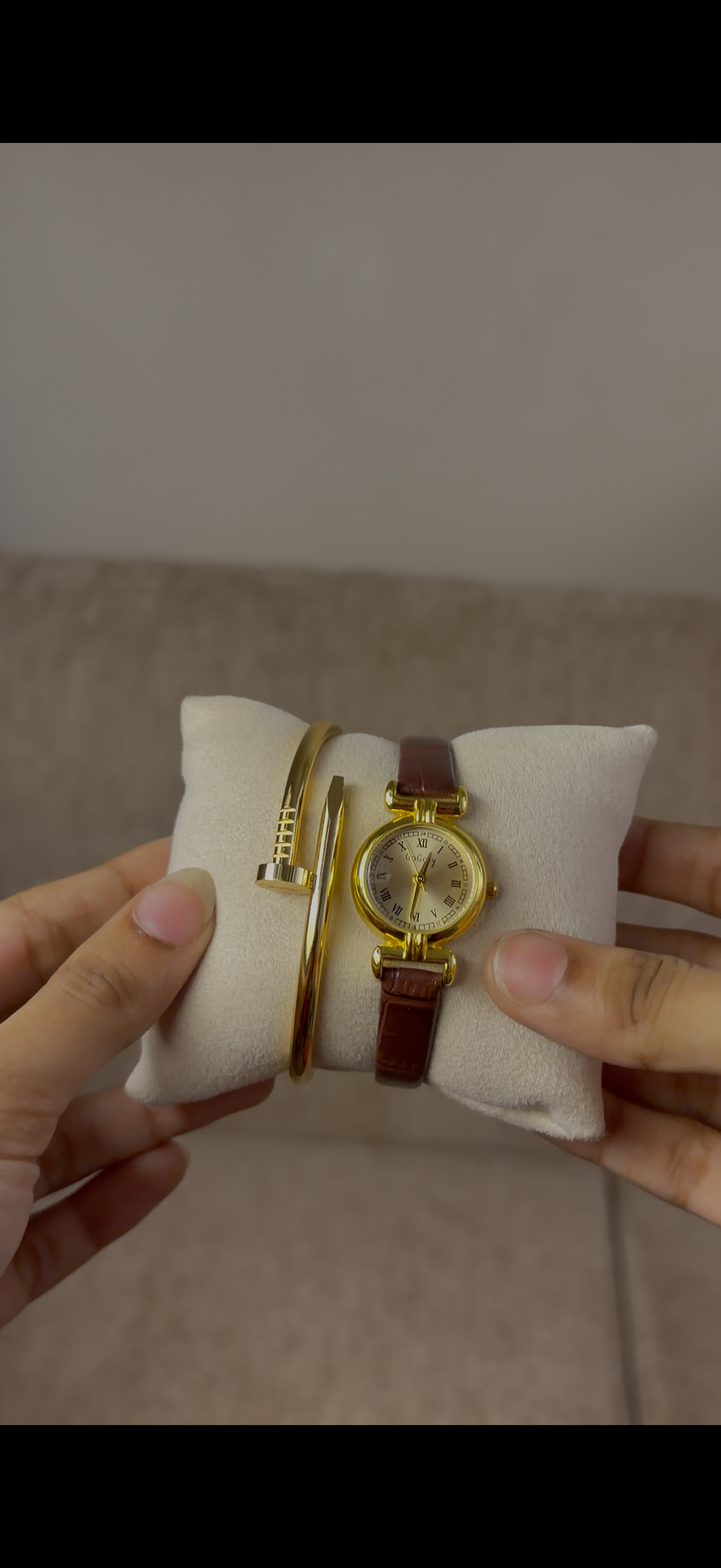 Watch + cartier nail bracelet  free