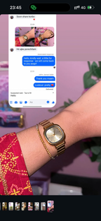 (Gogoey  square combo)  .  Buy 1 Watch ⌚
Get 2 Jewellery FREE 💍🍀
(Ring + Clover Bracelet)