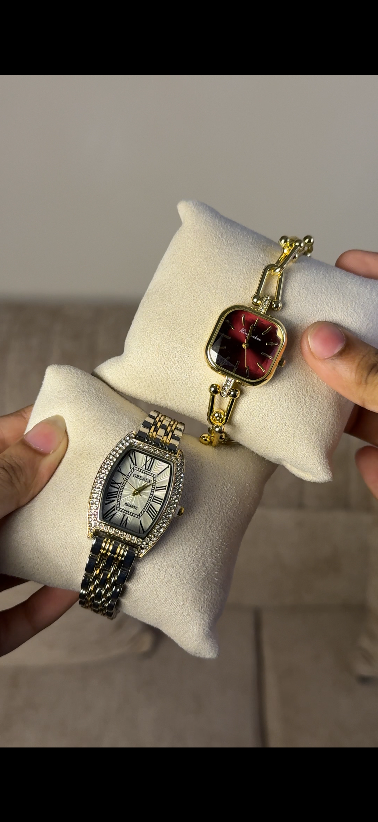 Grealy Gold Silver + get 1 Cartier belt watch (70% off)