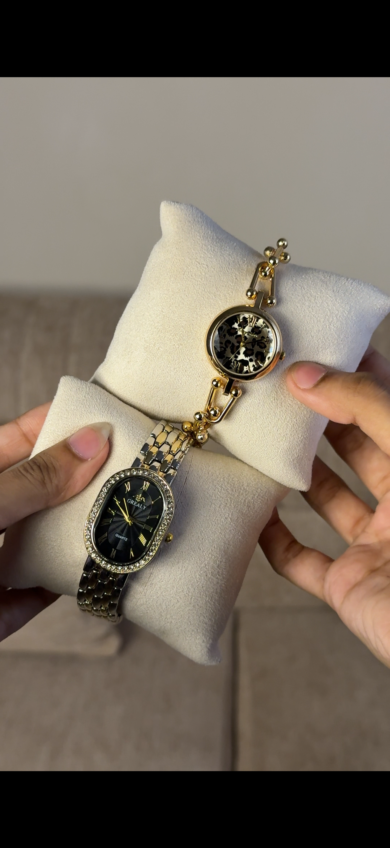 GREALY Black silver +Get 1 cartier belt watch (70% off)