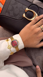 (Naidu  red dial combo)       Buy 1 Watch ⌚
Get 2 Jewellery FREE 💍🍀
(Ring + Clover Bracelet
