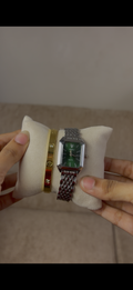 Ximili green dial watch + Cartier love bracelet free