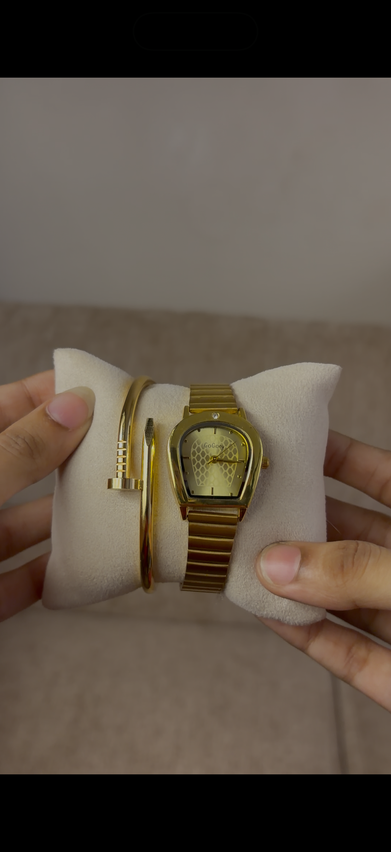 Watch + cartier nail bracelet  free
