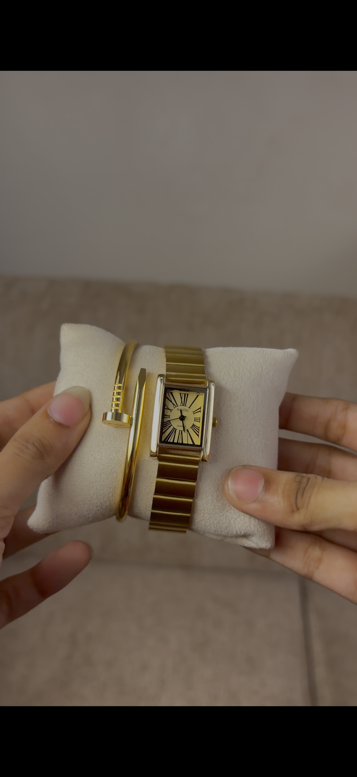 Watch + cartier nail bracelet  free