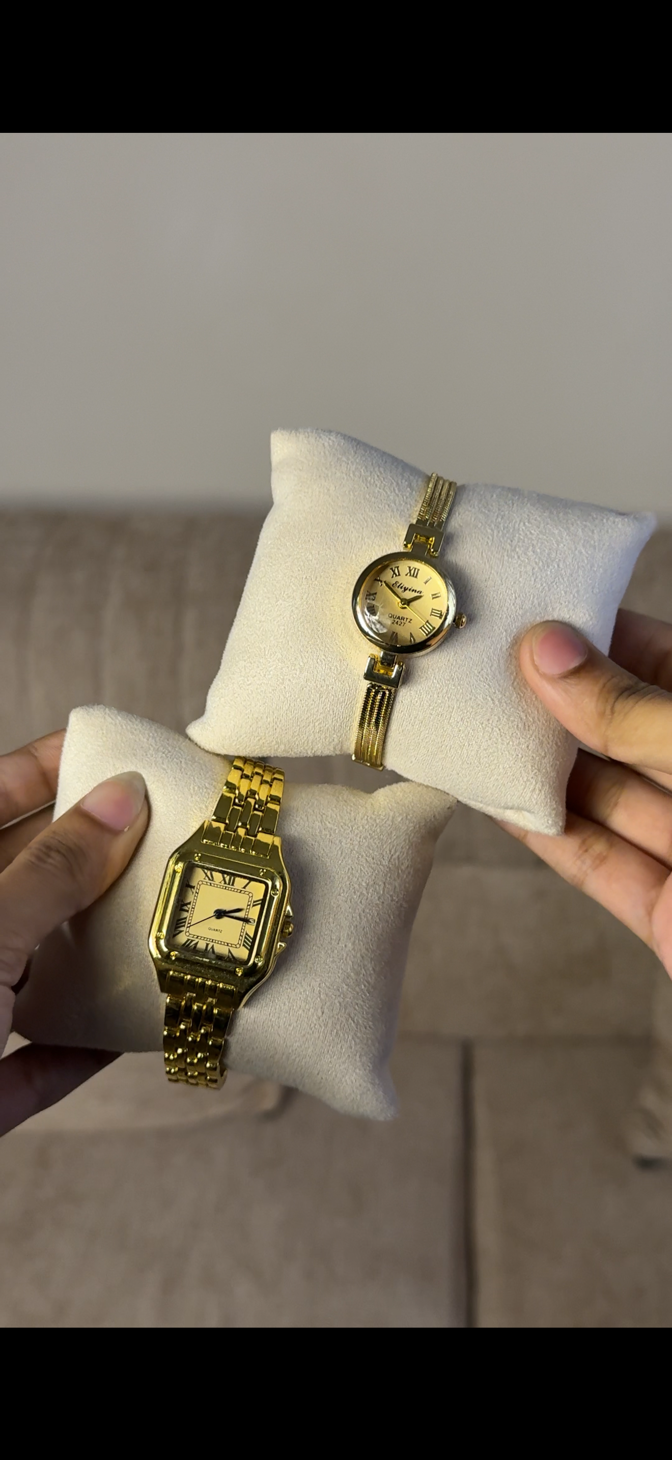 QURTZ Gold + Get 1 Cartier belt watch (70% off)