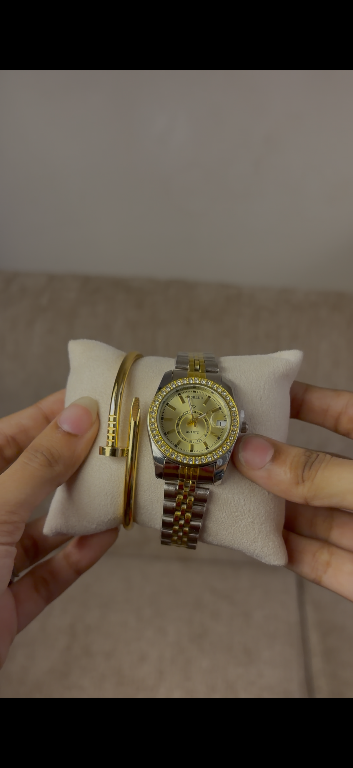 Watch + cartier nail bracelet  free