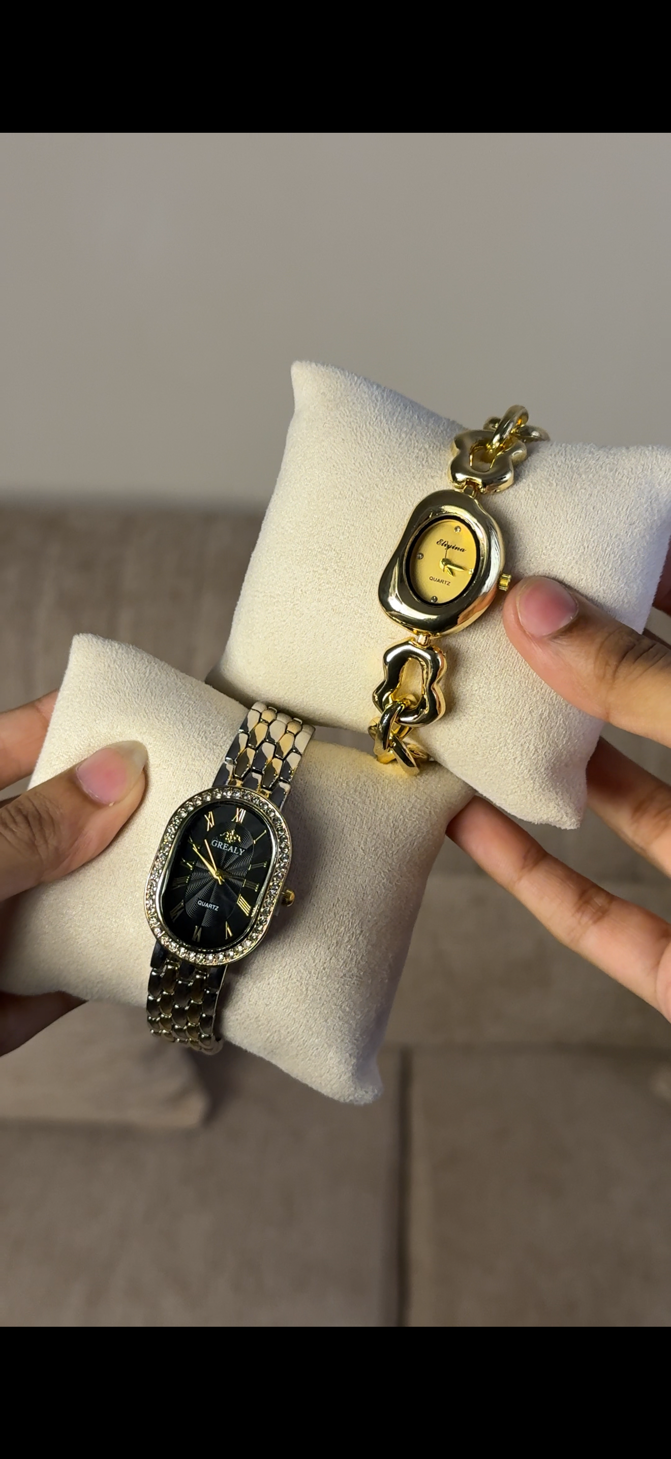 GREALY Black silver +Get 1 cartier belt watch (70% off)