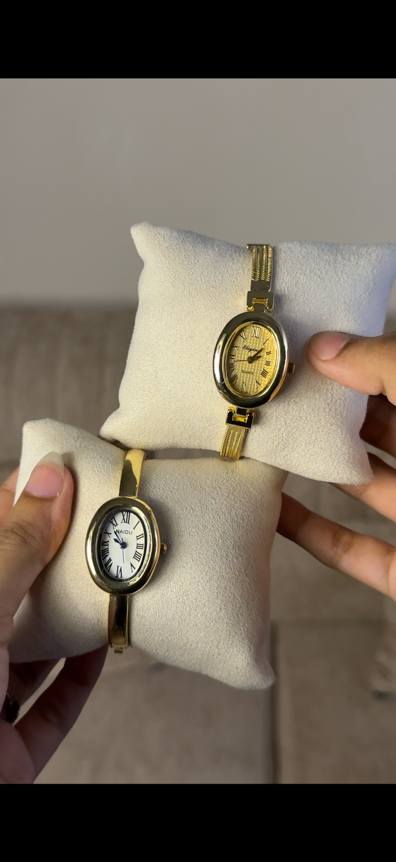 Naidu cuff Watch + Get 1 Cartier belt watch (70% off)