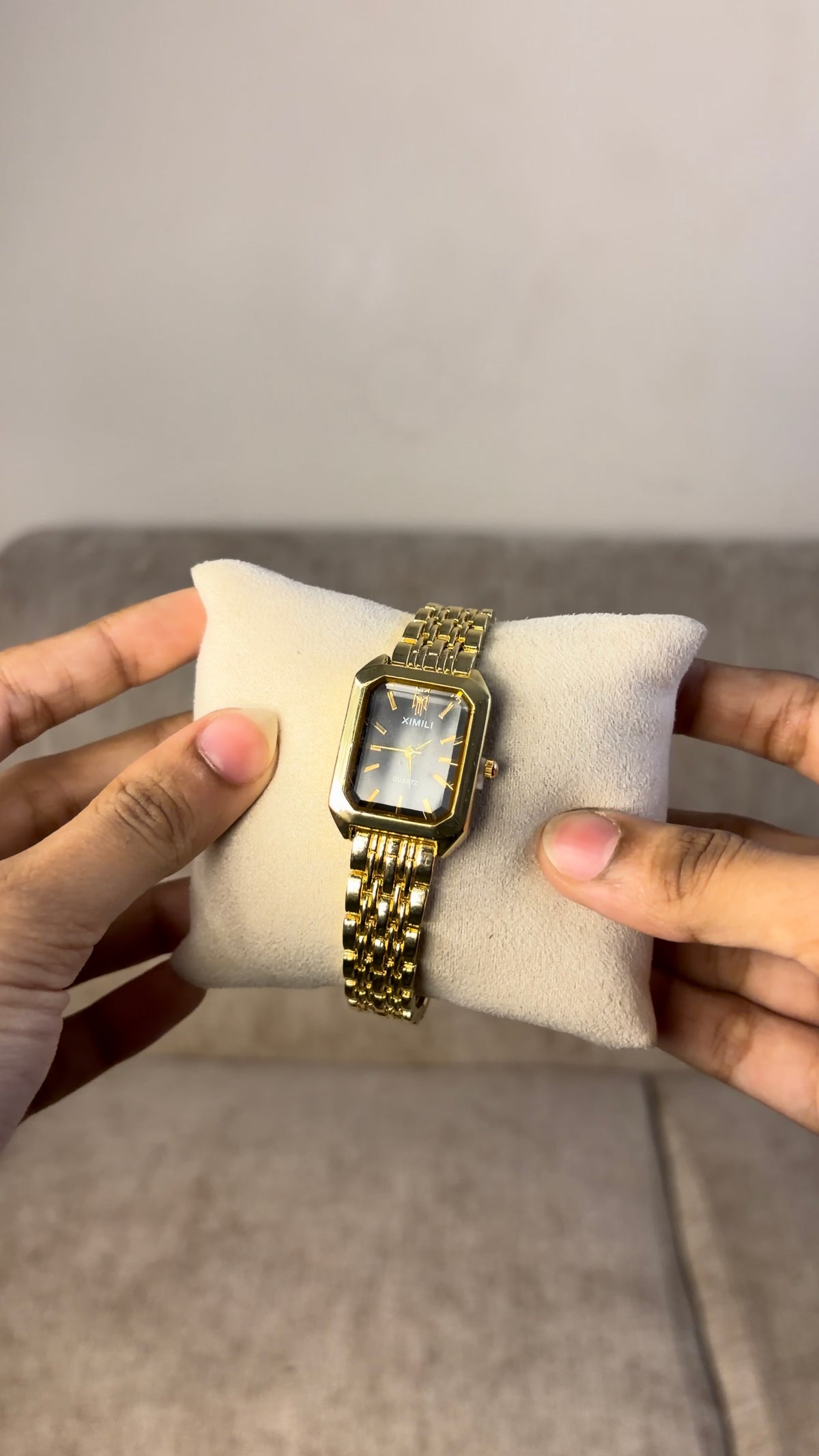 Ximili Golden Black Dial