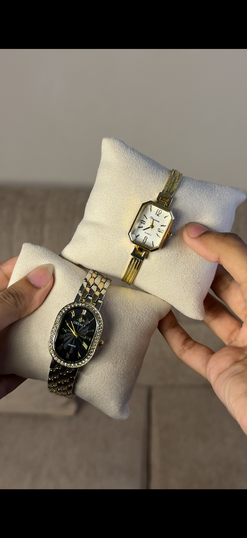 GREALY Black silver +Get 1 cartier belt watch (70% off)