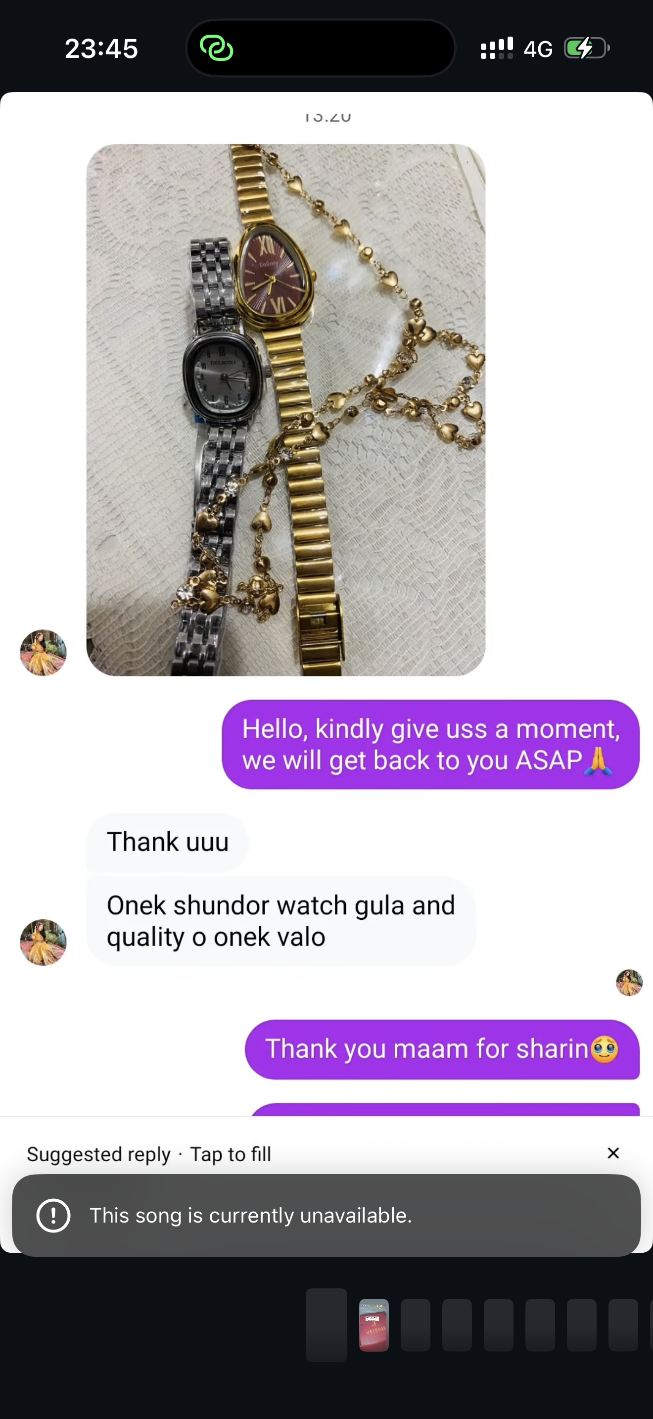 Maroon snakehead + Clover Bracelet (Free)+ Mystery Ring (Free)