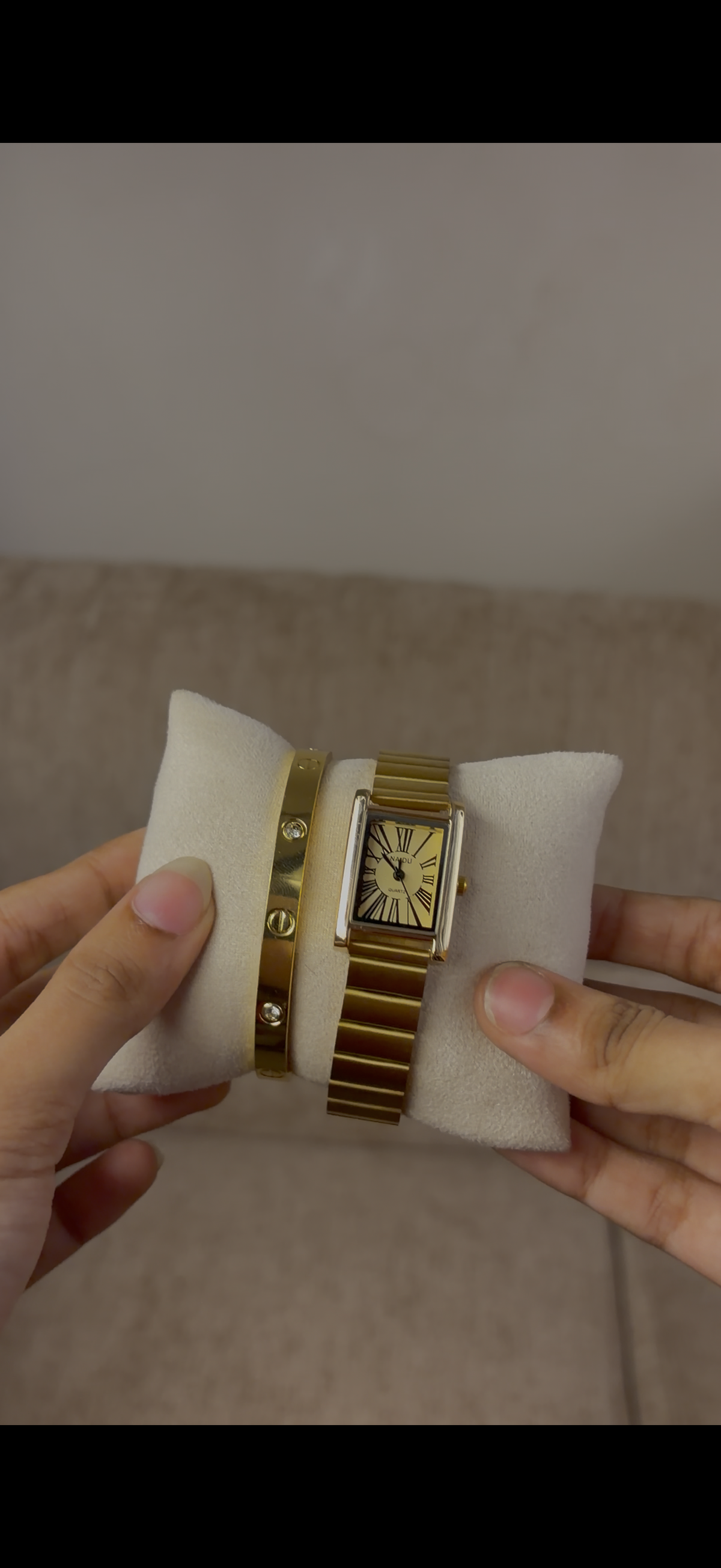 Naidu watch + cartier love bracelet ( free)