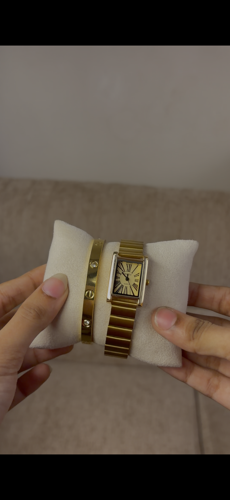 Naidu watch + cartier love bracelet ( free)
