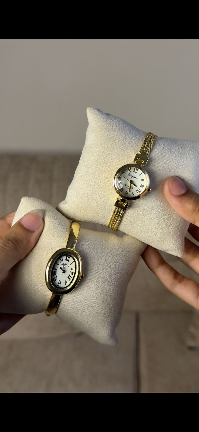 Naidu cuff Watch + Get 1 Cartier belt watch (70% off)