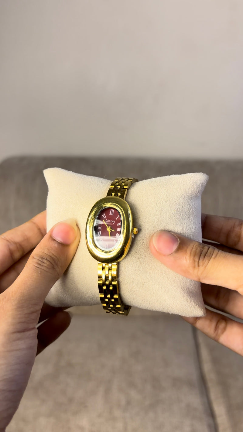 Gogoey oval Burgundy