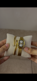 Watch + cartier nail bracelet  free