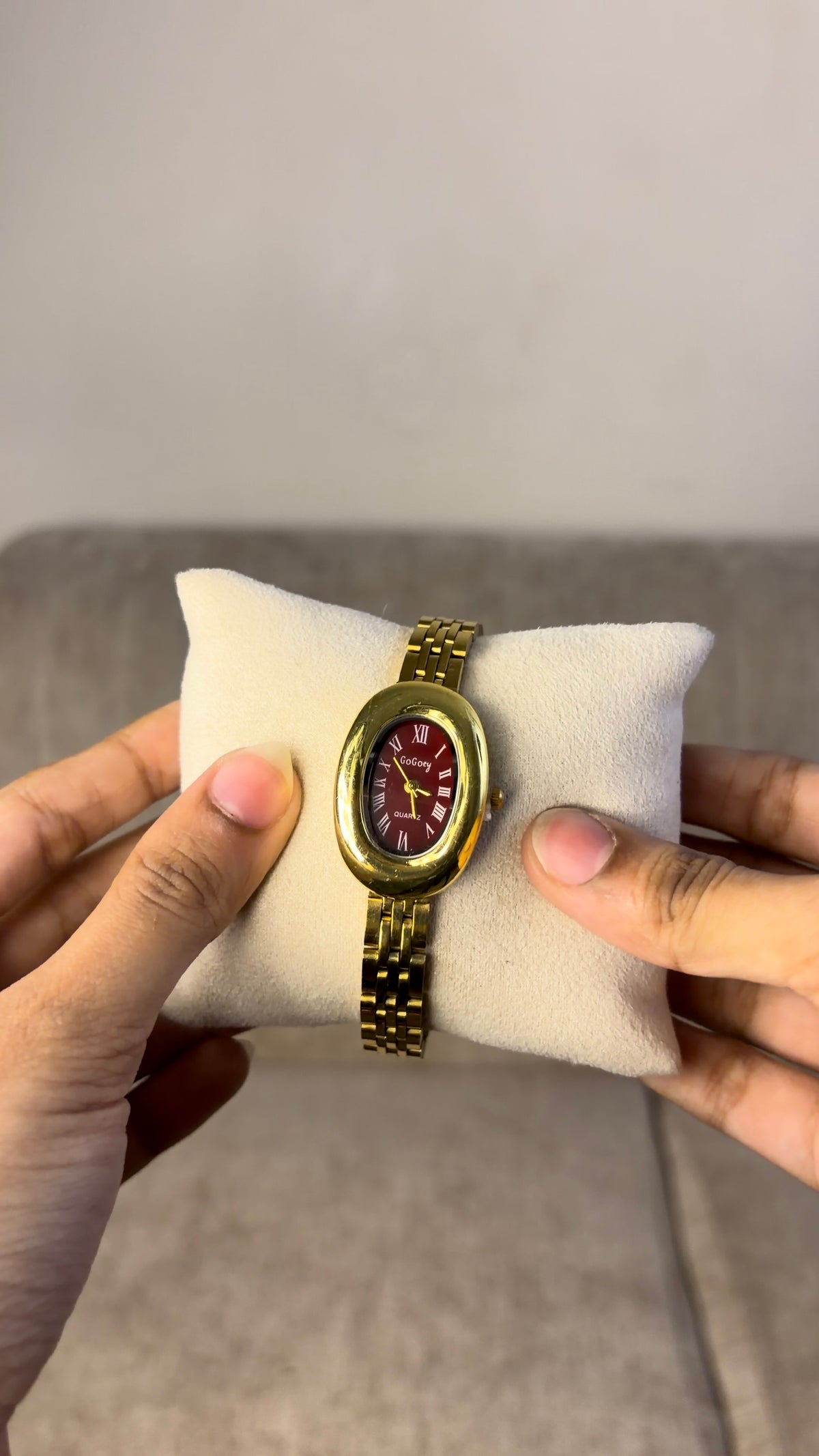 Gogoey oval Burgundy