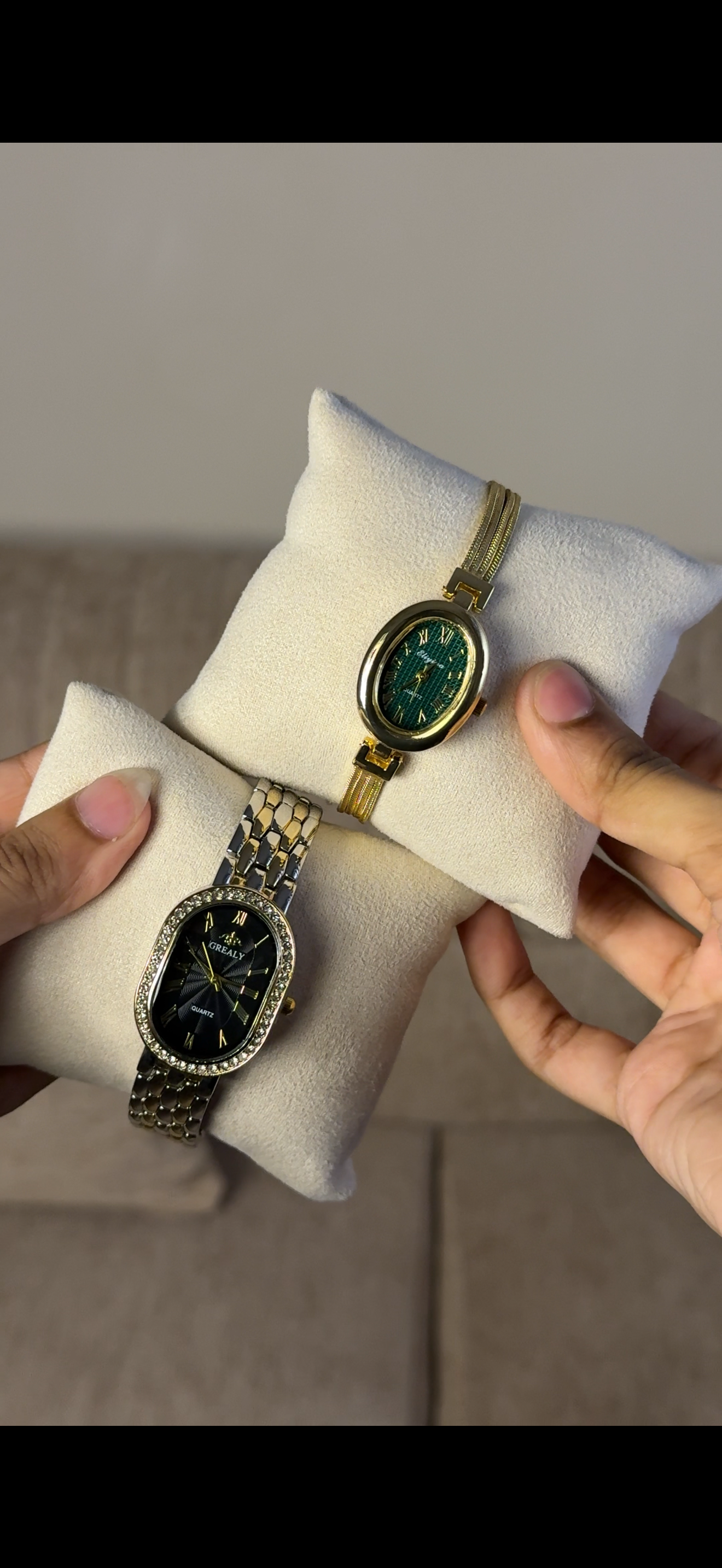GREALY Black silver +Get 1 cartier belt watch (70% off)