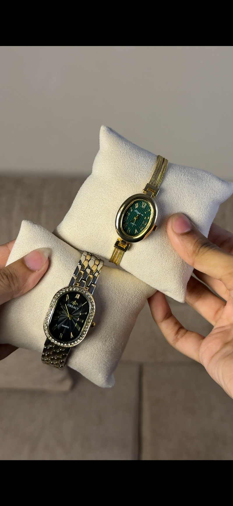 GREALY Black silver +Get 1 cartier belt watch (70% off)
