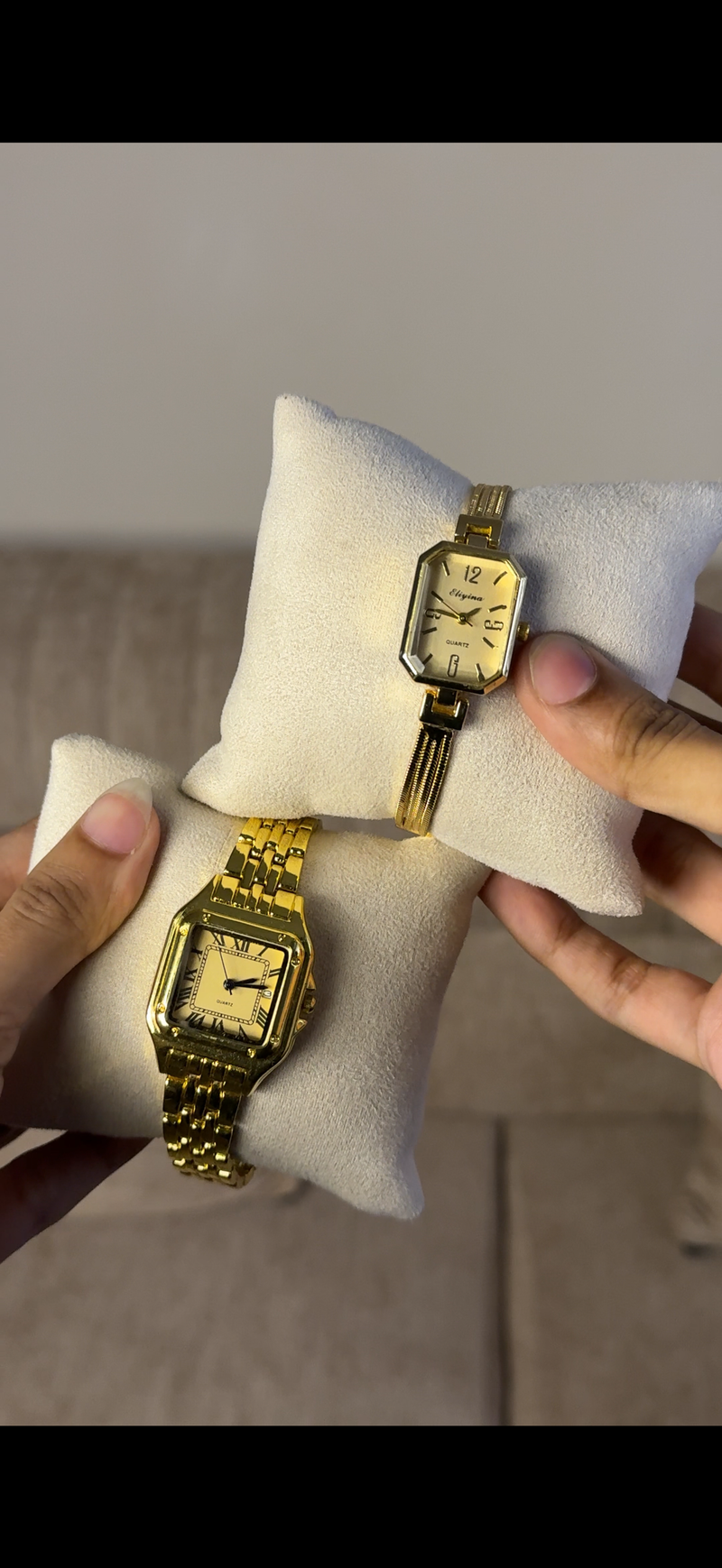 QURTZ Gold + Get 1 Cartier belt watch (70% off)