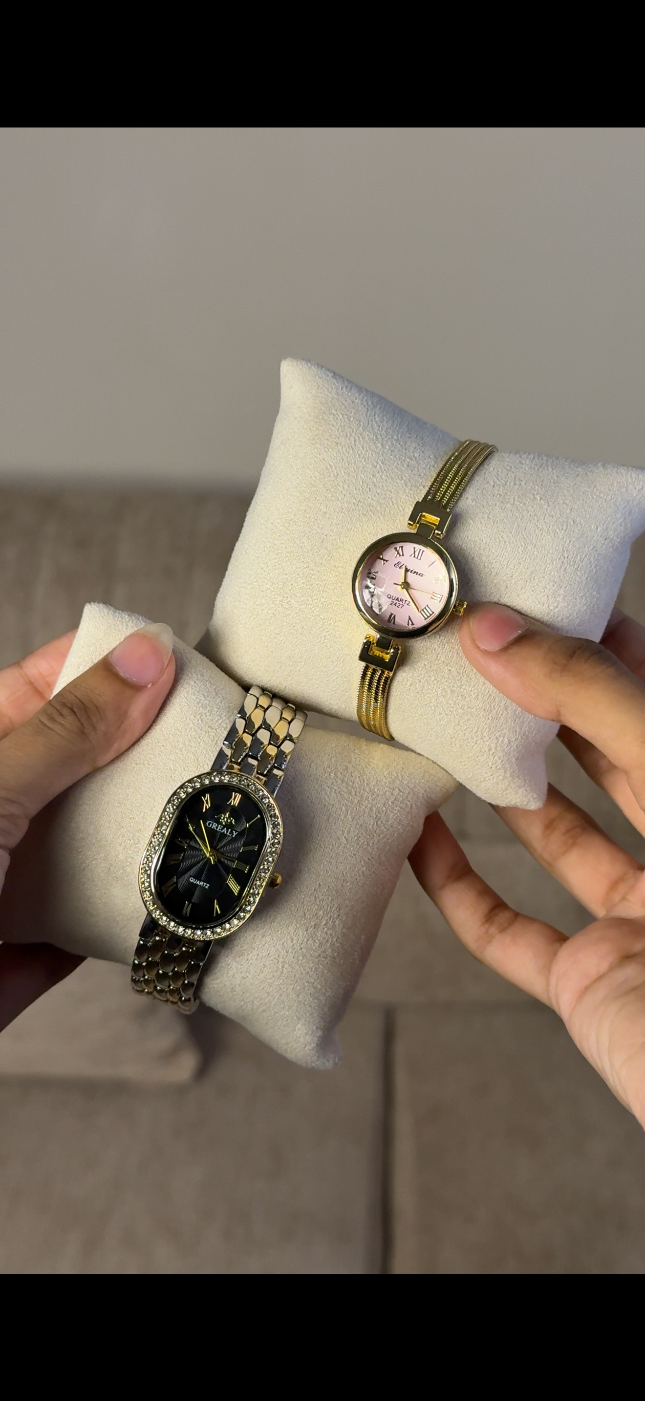 GREALY Black silver +Get 1 cartier belt watch (70% off)