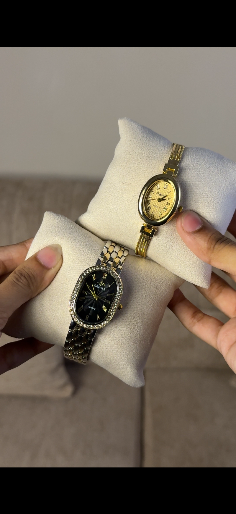 GREALY Black silver +Get 1 cartier belt watch (70% off)