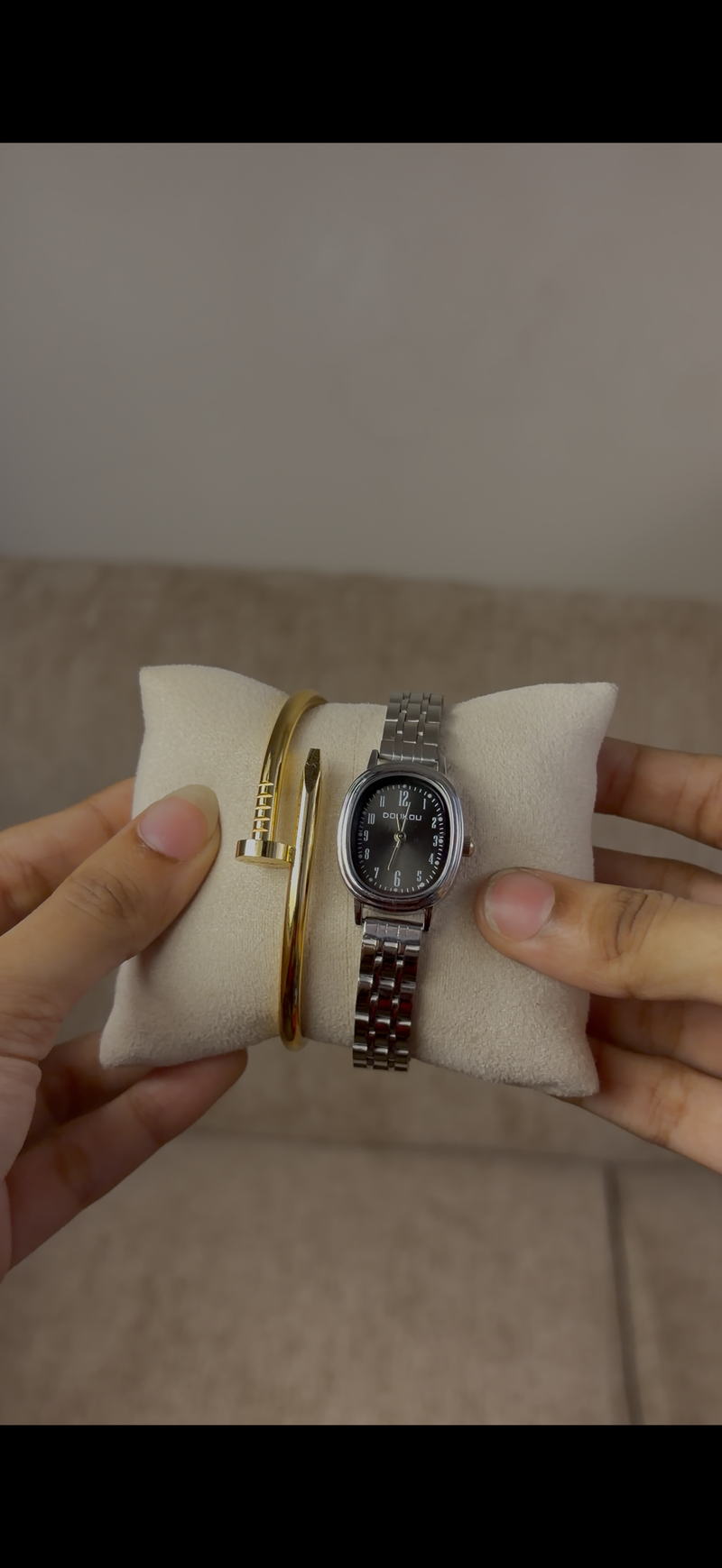 Watch + cartier nail bracelet  free