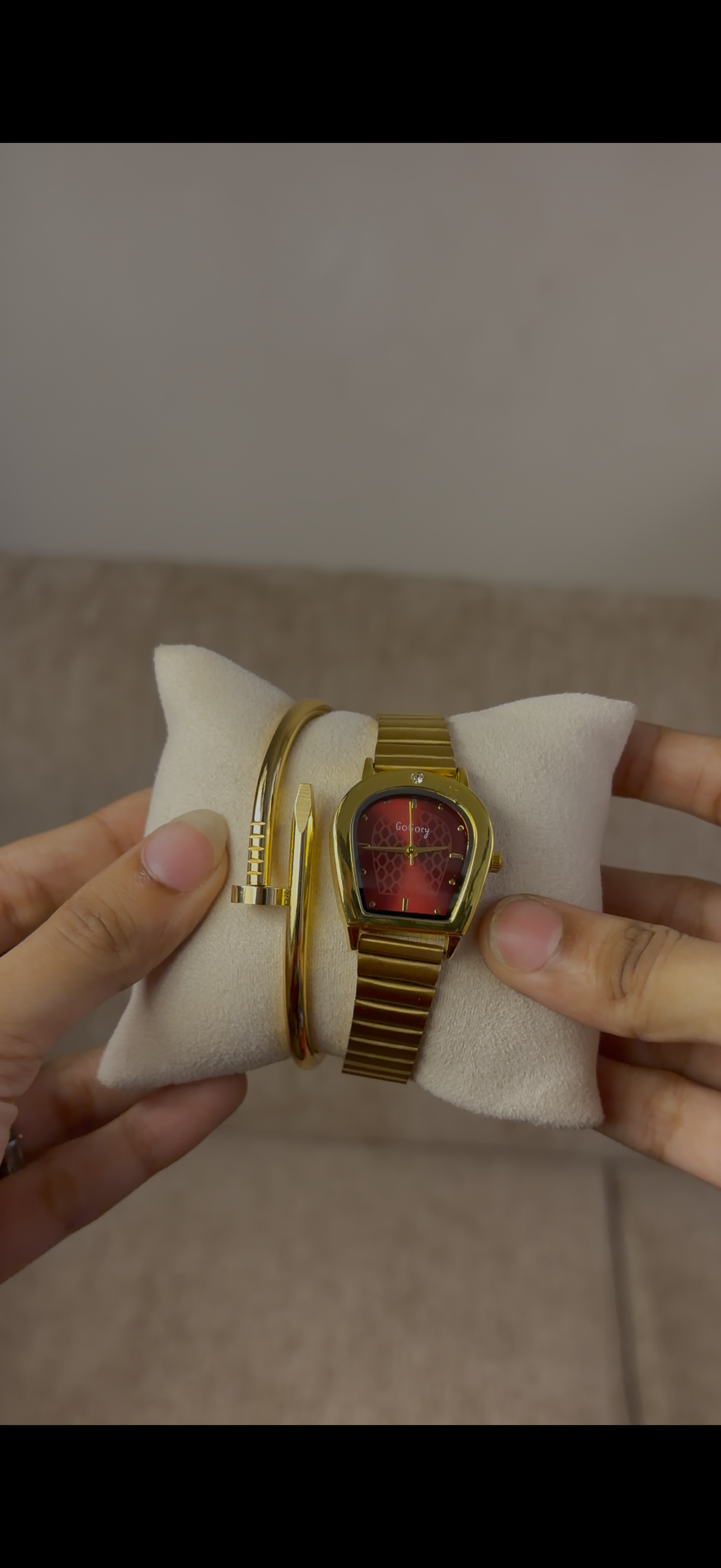Watch + cartier nail bracelet  free