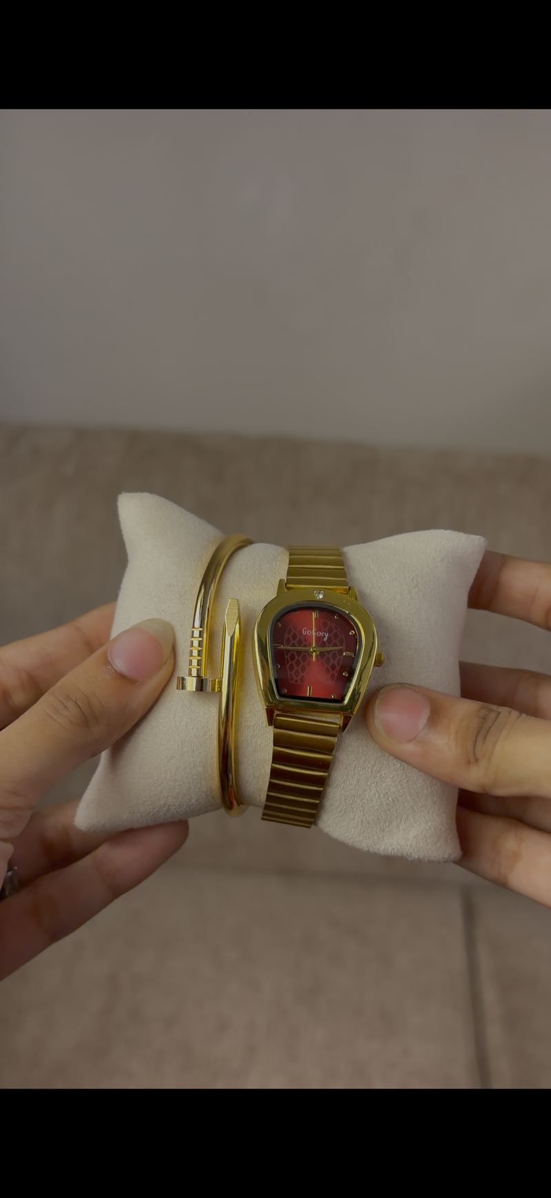 Watch + cartier nail bracelet  free