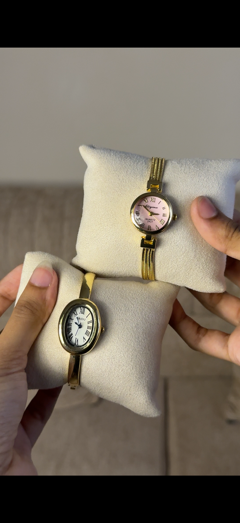 Naidu cuff Watch + Get 1 Cartier belt watch (70% off)