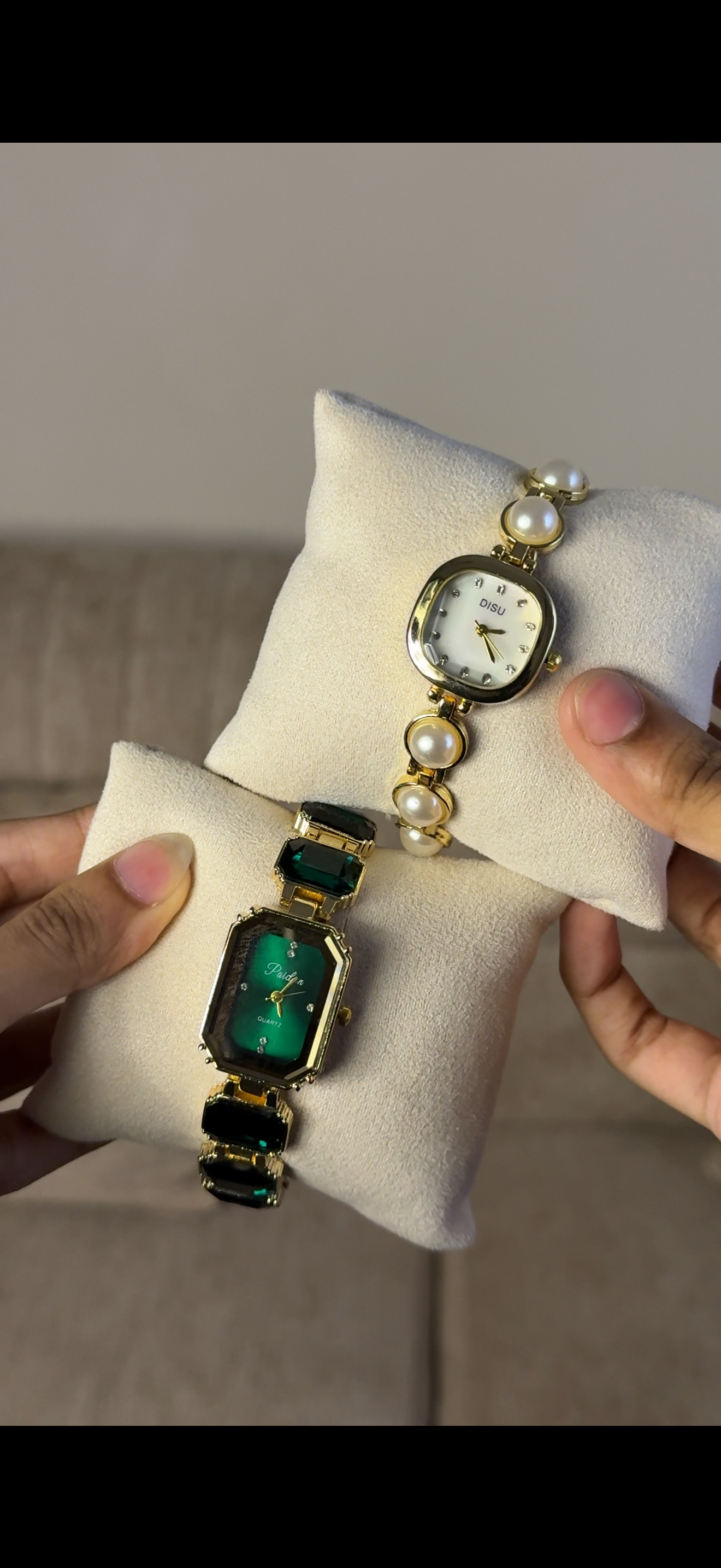 Green Emerald Cut + Get 1 Cartier belt watch (70% off)