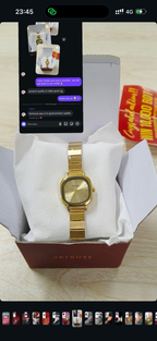 (Gogoey  square combo)  .  Buy 1 Watch ⌚
Get 2 Jewellery FREE 💍🍀
(Ring + Clover Bracelet)