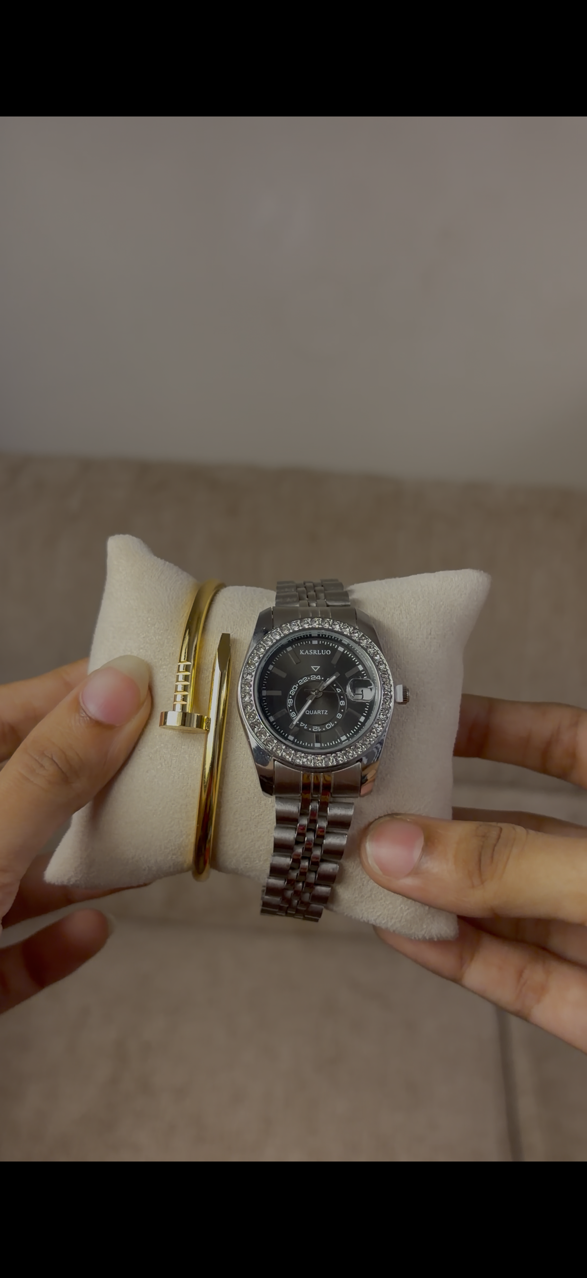 Watch + cartier nail bracelet  free