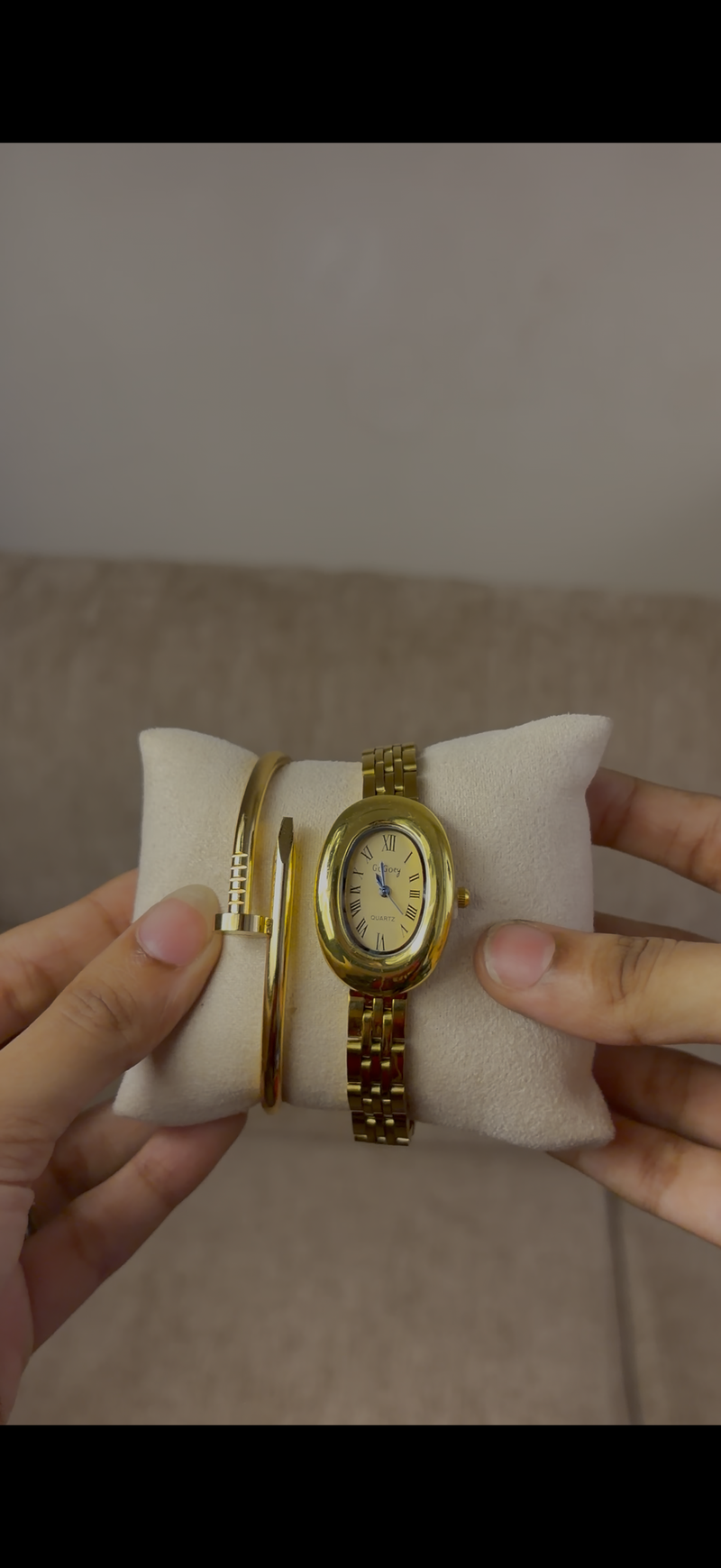 Watch + cartier nail bracelet  free
