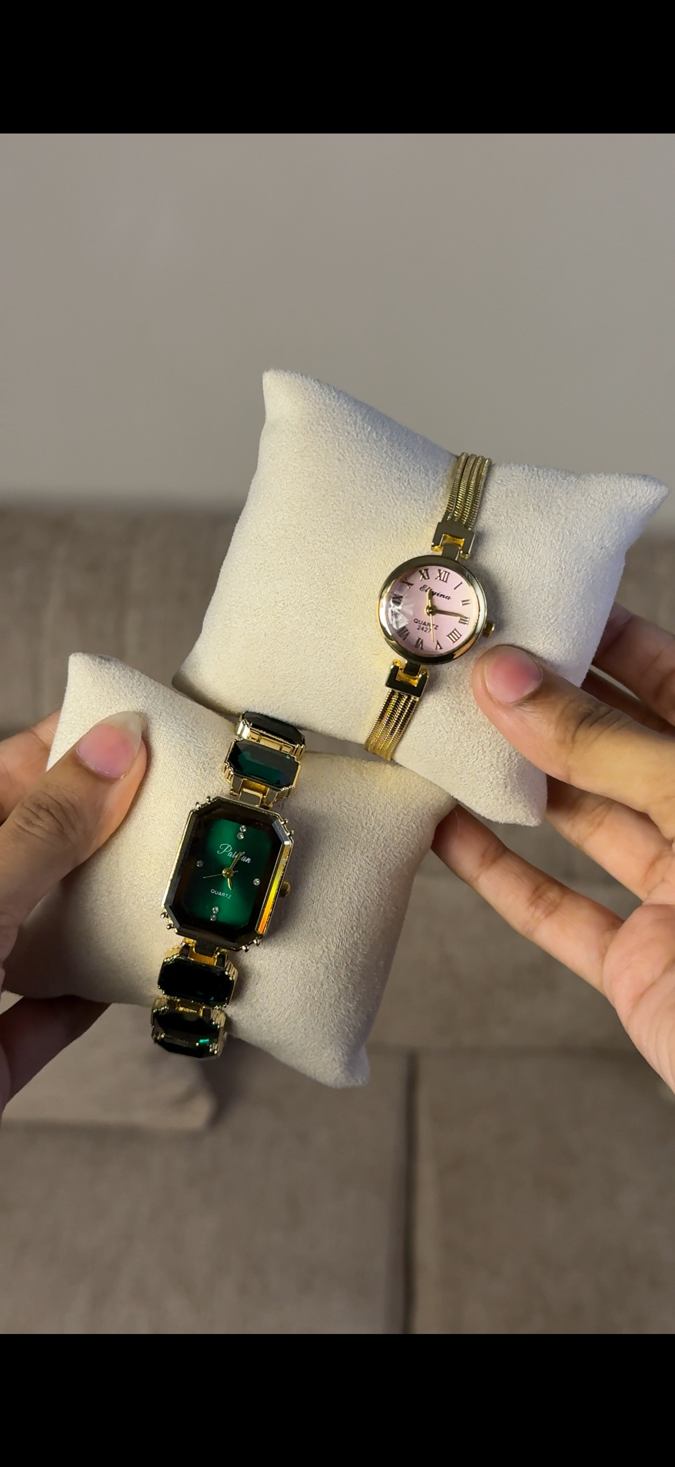 Green Emerald Cut + Get 1 Cartier belt watch (70% off)