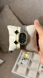 GREALY Black silver +Get 1 cartier belt watch (70% off)