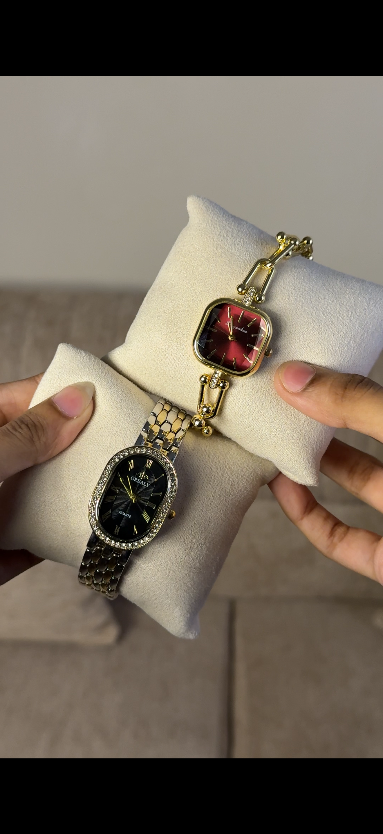 GREALY Black silver +Get 1 cartier belt watch (70% off)